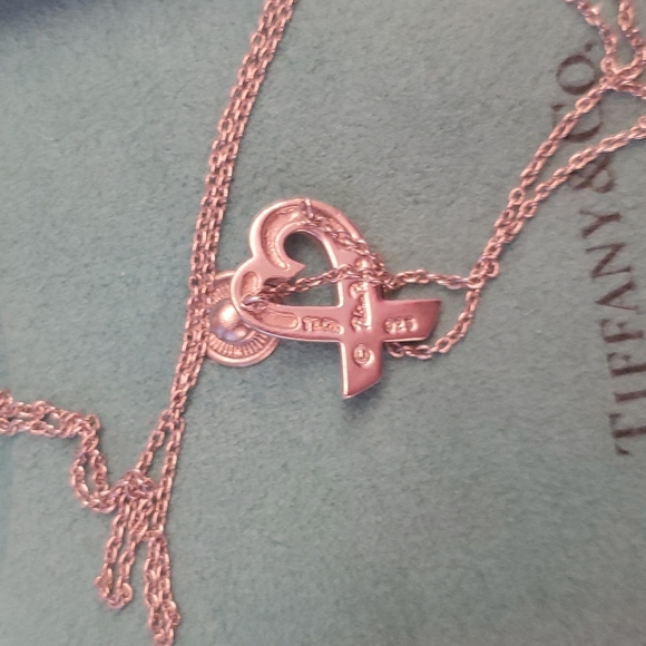 Tiffany new bagged boxed was mine never used gorgeous Paloma Picasso heart ❤️ - Picture 3 of 6